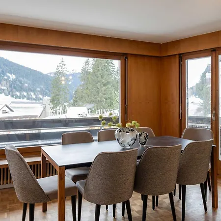 Luxe With Views Private Balcony Lägenhet Davos