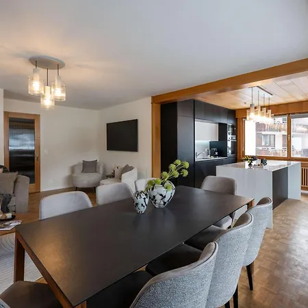 Appartement Luxe With Views Private Balcony Davos
